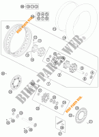 ACHTERWIEL voor KTM 990 ADVENTURE R 2012