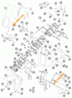 PLASTIC voor KTM 990 ADVENTURE R 2012