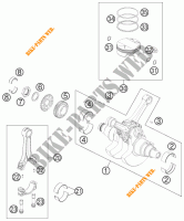 KRUKAS / ZUIGER voor KTM 990 ADVENTURE R 2012