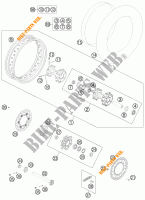 ACHTERWIEL voor KTM 990 ADVENTURE R 2012