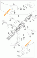 KOPLAMP / ACHTERLICHT voor KTM 990 ADVENTURE R 2012