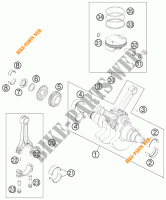 KRUKAS / ZUIGER voor KTM 990 ADVENTURE R 2012