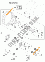 ACHTERWIEL voor KTM 990 ADVENTURE R SPECIAL EDITION 2012