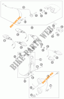 KOPLAMP / ACHTERLICHT voor KTM 990 ADVENTURE R SPECIAL EDITION 2012
