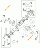 KRUKAS / ZUIGER voor KTM 990 ADVENTURE R SPECIAL EDITION 2012