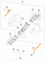 REMKLAUW ACHTER voor KTM 990 ADVENTURE R SPECIAL EDITION 2012