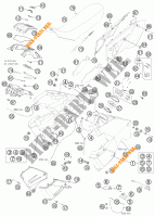 TANK / ZADEL voor KTM 990 ADVENTURE R SPECIAL EDITION 2012