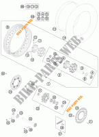 ACHTERWIEL voor KTM 990 ADVENTURE R 2011