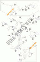 KOPLAMP / ACHTERLICHT voor KTM 990 ADVENTURE R 2011