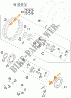 ACHTERWIEL voor KTM 990 ADVENTURE WHITE ABS 2012
