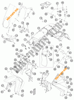 PLASTIC voor KTM 990 ADVENTURE WHITE ABS 2012
