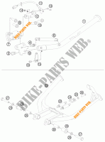 STANDAARD voor KTM 990 ADVENTURE WHITE ABS 2012
