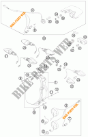KOPLAMP / ACHTERLICHT voor KTM 990 ADVENTURE WHITE ABS 2012