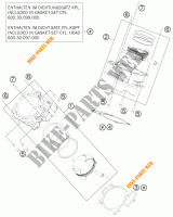 CILINDER voor KTM 990 ADVENTURE WHITE ABS SPECIAL EDITION 2012