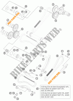 DISTRIBUTIERIEM voor KTM 990 ADVENTURE WHITE ABS SPECIAL EDITION 2012