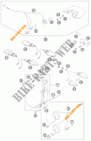 KOPLAMP / ACHTERLICHT voor KTM 990 ADVENTURE WHITE ABS SPECIAL EDITION 2012