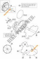 KOPPELINGS DEKSEL voor KTM 990 ADVENTURE WHITE ABS SPECIAL EDITION 2012