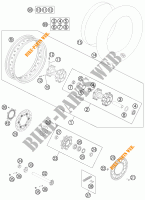 ACHTERWIEL voor KTM 990 ADVENTURE ORANGE ABS SPECIAL EDITION 2012