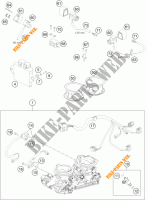 GASKLEP HUIS voor KTM 990 ADVENTURE ORANGE ABS SPECIAL EDITION 2012