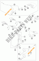 KOPLAMP / ACHTERLICHT voor KTM 990 ADVENTURE ORANGE ABS SPECIAL EDITION 2012