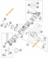KRUKAS / ZUIGER voor KTM 990 ADVENTURE ORANGE ABS SPECIAL EDITION 2012