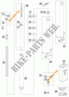 VOORVORK (ONDERDELEN) voor KTM 990 ADVENTURE ORANGE ABS SPECIAL EDITION 2012