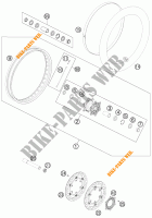 VOORWIEL voor KTM 990 ADVENTURE ORANGE ABS SPECIAL EDITION 2012