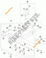 ACHTERBRUG voor KTM 990 ADVENTURE DAKAR EDITION 2011