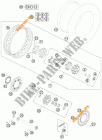 ACHTERWIEL voor KTM 990 ADVENTURE DAKAR EDITION 2011