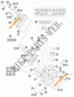 CILINDERKOP VOOR voor KTM 990 ADVENTURE DAKAR EDITION 2011