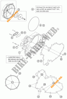KOPPELINGS DEKSEL voor KTM 990 ADVENTURE ORANGE ABS 2010