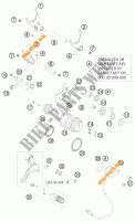 SCHAKEL MECHANISME voor KTM 990 ADVENTURE ORANGE ABS 2010