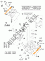 CILINDERKOP VOOR voor KTM 990 ADVENTURE ORANGE ABS 2010