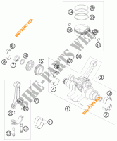 KRUKAS / ZUIGER voor KTM 990 ADVENTURE LIMITED EDITION 2010