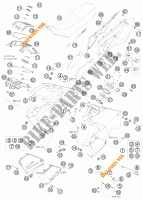 TANK / ZADEL voor KTM 990 ADVENTURE LIMITED EDITION 2010