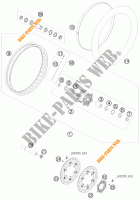 VOORWIEL voor KTM 990 ADVENTURE ORANGE ABS 2010