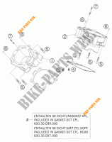 CILINDER voor KTM 990 ADVENTURE ORANGE ABS 2006