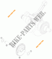 BALANSAS voor KTM 1190 RC8 ORANGE 2010