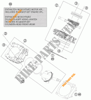 CILINDER voor KTM 1190 RC8 ORANGE 2010