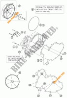 KOPPELINGS DEKSEL voor KTM 990 SUPERMOTO T ORANGE 2010