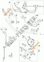 STUUR / BESTURING voor KTM 990 SUPERMOTO T ORANGE 2010