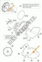 KOPPELINGS DEKSEL voor KTM 990 SUPERMOTO T SILVER 2010