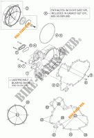 KOPPELINGS DEKSEL voor KTM 990 SUPERMOTO T ORANGE 2010