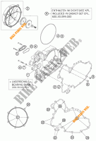 KOPPELINGS DEKSEL voor KTM 990 SUPERMOTO T ORANGE 2009