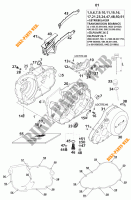 CARTERDELEN voor KTM 620 SC SUPER-MOTO 2001