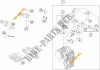 GASKLEP HUIS voor KTM 690 SMC R 2017
