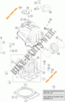 CILINDERKOP voor KTM 690 SMC R ABS 2015