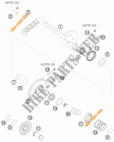 KICKSTART PEDALEN voor KTM 530 XC-W SIX DAYS 2011