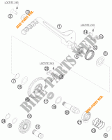 KICKSTART PEDALEN voor KTM 530 XC-W SIX DAYS 2010