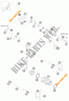 SCHAKEL MECHANISME voor KTM 530 XC-W SIX DAYS 2010